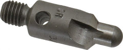 Made in USA - 2-1/2" OAL, 3/8" Head Diam, 3 Flute, 100° Incl Angle, Integral Pilot, Adjustable Stop Countersink - Exact Tool & Supply