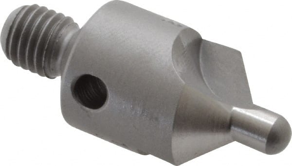 Made in USA - 2-1/2" OAL, 1/2" Head Diam, 2 Flute, 100° Incl Angle, Integral Pilot, Adjustable Stop Countersink - Exact Tool & Supply