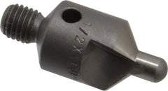 Made in USA - 2-1/2" OAL, 1/2" Head Diam, 2 Flute, 100° Incl Angle, Integral Pilot, Adjustable Stop Countersink - Exact Tool & Supply