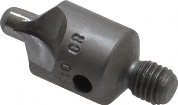 Made in USA - 2-1/2" OAL, 1/2" Head Diam, 2 Flute, 100° Incl Angle, Integral Pilot, Adjustable Stop Countersink - Exact Tool & Supply