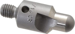 Made in USA - 2-1/2" OAL, 1/2" Head Diam, 2 Flute, 100° Incl Angle, Integral Pilot, Adjustable Stop Countersink - Exact Tool & Supply