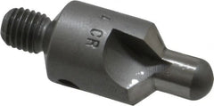 Made in USA - 2-1/2" OAL, 1/2" Head Diam, 3 Flute, 100° Incl Angle, Integral Pilot, Adjustable Stop Countersink - Exact Tool & Supply