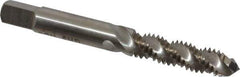 Interstate - 5/16-18 UNC 3 Flute 3B Modified Bottoming Spiral Flute Tap - High Speed Steel, Bright Finish, 2-23/32" OAL, Right Hand Flute, Right Hand Thread, H3 - Exact Tool & Supply