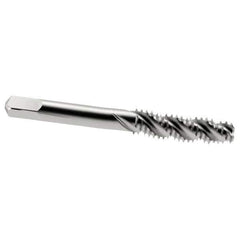 Interstate - 5/16-18 UNC 3 Flute 3B Bottoming Spiral Flute Tap - High Speed Steel, Bright Finish, 2-23/32" OAL, Right Hand Flute, Right Hand Thread, H3 - Exact Tool & Supply