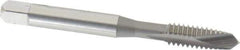 OSG - #0-80 UNF, 2 Flute, Bright Finish, High Speed Steel Spiral Point Tap - Plug Chamfer, Right Hand Thread, 1-5/8" OAL, 5/16" Thread Length, 0.141" Shank Diam, 2B Class of Fit - Exact Tool & Supply