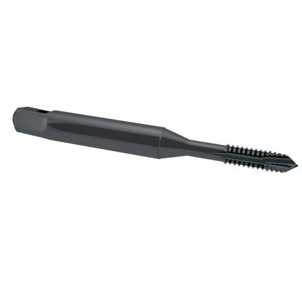 OSG - 3/8-16 UNC, 3 Flute, Oxide Finish, High Speed Steel Spiral Point Tap - Plug Chamfer, Right Hand Thread, 2-15/16" OAL, 1-1/4" Thread Length, 0.381" Shank Diam, 2B Class of Fit, Series 288 - Exact Tool & Supply