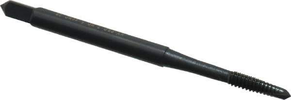 OSG - #5-40 UNC, 2 Flute, Oxide Finish, High Speed Steel Spiral Point Tap - Plug Chamfer, Right Hand Thread, 1-15/16" OAL, 5/8" Thread Length, 0.141" Shank Diam, 2B Class of Fit, Series 288 - Exact Tool & Supply