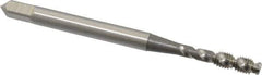 OSG - M3x0.50 Metric Coarse 2 Flute 6H Bottoming Spiral Flute Tap - High Speed Steel, Bright Finish, 1-15/16" OAL, Right Hand Flute, Right Hand Thread - Exact Tool & Supply