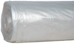 Value Collection - 100' Long x 20' Wide Polyethylene Tarp & Dust Cover - Clear, 4 mil Thickness - Exact Tool & Supply