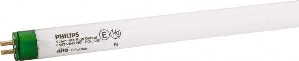 Philips - 54 Watt Fluorescent Tubular Miniature Bi-Pin Lamp - 4,000°K Color Temp, 5,000 Lumens, T5, 25,000 hr Avg Life - Exact Tool & Supply