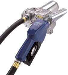 GPI - 15 GPM, 3/4" Hose Diam, Pump - 1" Inlet, 3/4" Outlet, 12 VDC, 12' Hose Length, 1/5 hp - Exact Tool & Supply