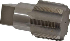 Interstate - 3-8 NPT Thread, 8 Flute Standard Pipe Tap - 6" OAL, 2-5/8" Thread Length, 2-5/8" Shank Diam, Bright Finish, High Speed Steel - Exact Tool & Supply