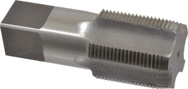 Interstate - 1-1/4 - 11-1/2 NPS Thread, 5 Flute Standard Pipe Tap - 4" OAL, 1-3/4" Thread Length, 1-5/16" Shank Diam, Bright Finish, High Speed Steel - Exact Tool & Supply