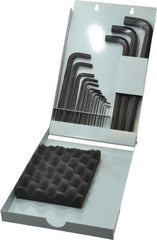 Eklind - 16 Piece L-Key Ball End Hex Key Set - Exact Tool & Supply