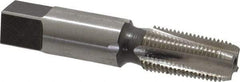 Interstate - 1/8-27 NPTF Thread, 4 Flute Standard Pipe Tap - 2-1/8" OAL, 3/4" Thread Length, 7/16" Shank Diam, Bright Finish, High Speed Steel - Exact Tool & Supply