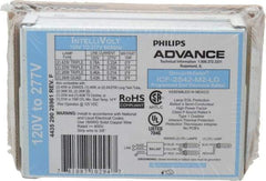 Philips Advance - 1 or 2 Lamp, 120-277 Volt, 0.21 to 0.78 Amp, 0 to 39, 40 to 79 Watt, Programmed Start, Electronic, Nondimmable Fluorescent Ballast - 0.80, 0.85, 0.93, 0.94, 0.95, 0.96, 0.97, 0.98, 1.00 Ballast Factor - Exact Tool & Supply
