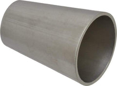 VNE - 1-1/2 x 1", Unpolished Style, Sanitary Stainless Steel Pipe Concentric Reducer - Butt Weld x Butt Weld Connection, Grade 304 - Exact Tool & Supply