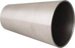 VNE - 2 x 1-1/4", Unpolished Style, Sanitary Stainless Steel Pipe Concentric Reducer - Butt Weld x Butt Weld Connection, Grade 304 - Exact Tool & Supply