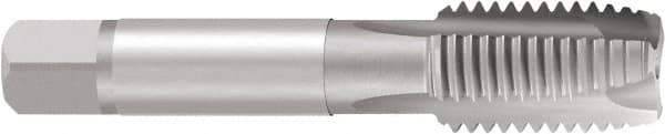 Emuge - 9/16-12 UNC, 3 Flute, Nitride Finish, Cobalt Spiral Point Tap - Plug Chamfer, Right Hand Thread, 3-19/32" OAL, 1.024" Thread Length, 0.429" Shank Diam, 2B Class of Fit, Series Rekord B - Exact Tool & Supply