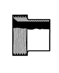 VNE - 3" Bevel Seat Style Sanitary Stainless Steel Pipe Welding Ferrule - Exact Tool & Supply