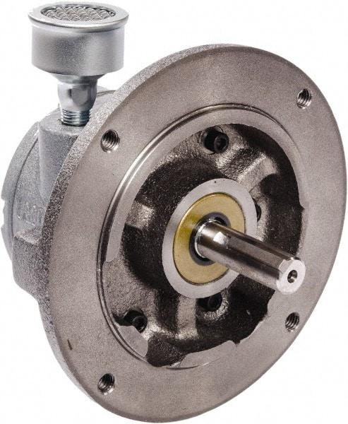 Gast - 1.7 hp Reversible Flange Air Actuated Motor - 0:00 Gear Ratio, 3,000 Max RPM, 1.181" Shaft Length - Exact Tool & Supply