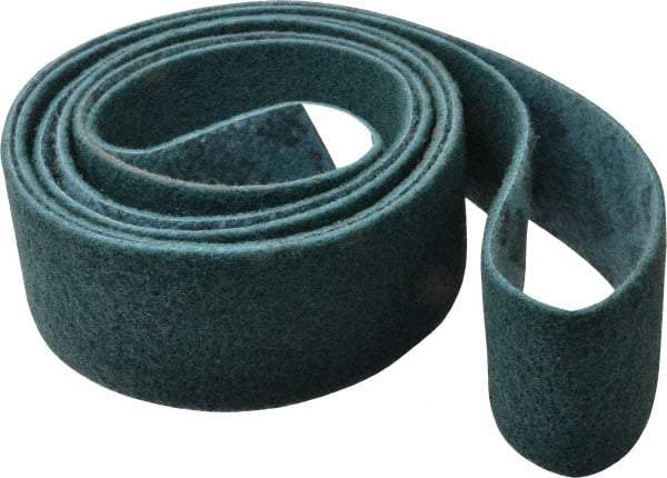 3M - 3" Wide x 132" OAL, Aluminum Oxide Abrasive Belt - Aluminum Oxide, Very Fine, Nonwoven, Series SC-BL - Exact Tool & Supply