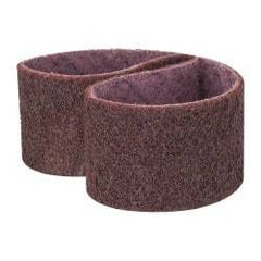 3M - 2" Wide x 18-15/16" OAL, Aluminum Oxide Abrasive Belt - Aluminum Oxide, Medium, Nonwoven, Series SC-BL - Exact Tool & Supply