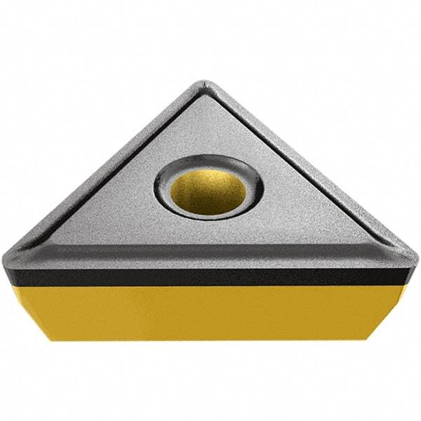 Iscar - SNMG433 TF Grade IC07 Carbide Turning Insert - Uncoated, 90° Square, 1/2" Inscr Circle, 3/16" Thick, 3/64" Corner Radius - Exact Tool & Supply