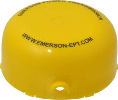 Browning - Polypropylene Housing Polypropylene Bearing End Cap - 1.44" Wide x 3.07" Outside Diam - Exact Tool & Supply