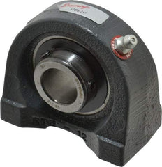 Browning - 3/4" ID, 2-7/8" OAL x 2-9/16" OAH Tapped Base - 1,444 Lb Static Cap, 2,611 Lb Dyn Cap, 2" Btw Mnt Hole Ctrs, 1-5/16" Base-to-Ctr Ht, Cast Iron - Exact Tool & Supply