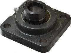 Browning - 1" ID, 3-3/4" OAL x 3-3/4" OAH 4-Bolt Flange - 1,651 Lb Static Cap, 2,801 Lb Dyn Cap, 2-3/4" Btw Mnt Hole Ctrs, Cast Iron - Exact Tool & Supply