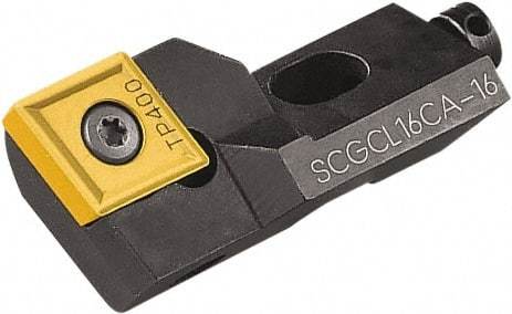 Seco - Series EPB Tooling, Left Hand Cut, Boring Cartridge - 25mm Back of Bar to Cutting Edge, CC..16 Insert, 63mm OAL, 90° Lead Angle - Exact Tool & Supply