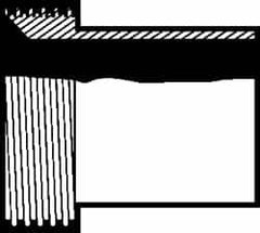 VNE - 3" Bevel Seat Style Sanitary Stainless Steel Pipe Long Welding Ferrule - Exact Tool & Supply