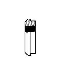 VNE - 4" Bevel Seat Style Sanitary Stainless Steel Pipe End Cap - Exact Tool & Supply