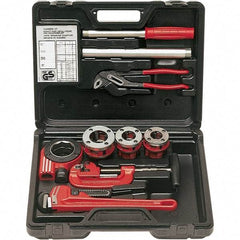 Rothenberger - Pipe Threader Sets Minimum Pipe Capacity (Inch): 1/2 Maximum Pipe Capacity (Inch): 2 - Exact Tool & Supply
