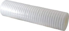 Parker - 2-1/2" OD, 1µ, Polyolefin Thermal Bonded Cartridge Filter - 10" Long - Exact Tool & Supply