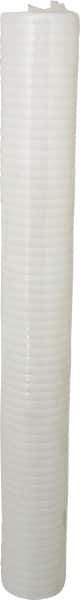 Parker - 2-1/2" OD, 1µ, Polyolefin Thermal Bonded Cartridge Filter - 20" Long - Exact Tool & Supply