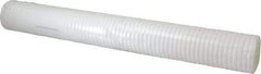 Parker - 2-1/2" OD, 5µ, Polyolefin Thermal Bonded Cartridge Filter - 20" Long - Exact Tool & Supply