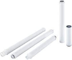 Parker - 2-1/2" OD, 5µ, Polypropylene Pleated-Melt Blown & Spun Bonded Cartridge Filter - 20" Long - Exact Tool & Supply