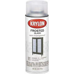 Krylon - Frosted Glass (Color), Frosted, Glass Frosting Spray Paint - 6 oz Container - Exact Tool & Supply
