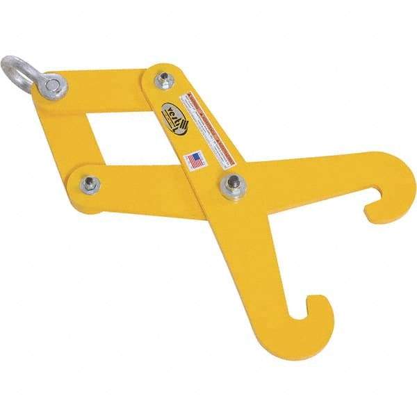 Vestil - 4,000 Lbs. Load Capacity Beam Tong - 8 Inch Max Width and 8 Inch Max Grip - Exact Tool & Supply