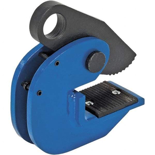 Vestil - 2,000 Lbs. Load Capacity Horizontal Plate Clamp - 1.19 Inch Max Thickness and 1.2 Inch Bale Opening - Exact Tool & Supply