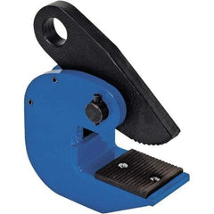 Vestil - 4,000 Lbs. Load Capacity Horizontal Plate Clamp - 1-1/4 Inch Max Thickness and 1.2 Inch Bale Opening - Exact Tool & Supply