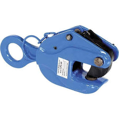 Vestil - 4,000 Lbs. Load Capacity Positive Locking Plate Clamp - 1.1 Inch Max Thickness, 2.88 Inch Throat Depth and 2.2 Inch Bale Opening - Exact Tool & Supply