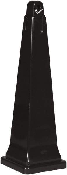 Rubbermaid - 0.85 Gal Plastic Cigarette & Cigar Receptacle - 12-1/4" Wide x 39-7/16" High - Exact Tool & Supply