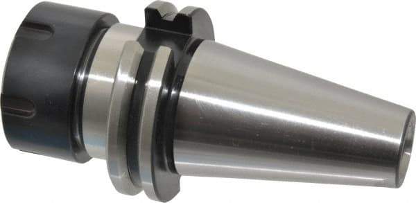 Parlec - 0.078" to 0.787" Capacity, 2.48" Projection, CAT40 Taper Shank, ER32 Collet Chuck - 0.0002" TIR, Through-Spindle - Exact Tool & Supply