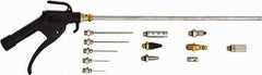 Value Collection - 14 Piece Plastic Air Gun Kit - 1/4 NPT Inlet, 150 Max psi - Exact Tool & Supply