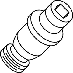 Kennametal - 2mm Hex Socket, M5x0.8 Thread, Lock Pin for Indexable Turning Tools - Compatible with CKM34 Clamps - Exact Tool & Supply