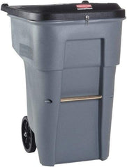 Rubbermaid - 65 Gal Gray Rectangle Confidential Document Container - 41.8" High x 32.3" Long x 25.3" Wide - Exact Tool & Supply