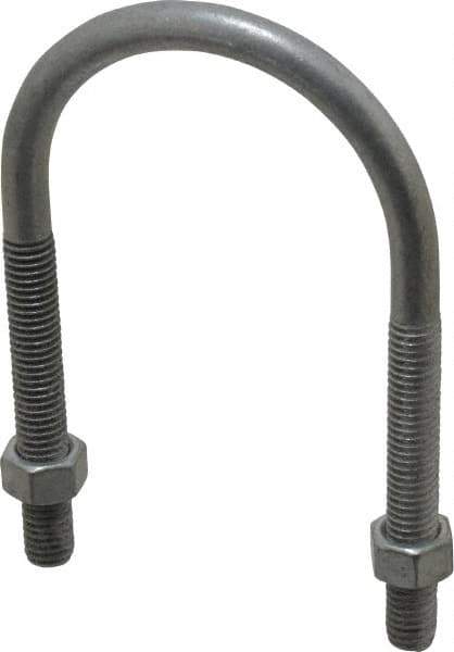 Cooper Crouse-Hinds - Malleable Iron Rigid U-Bolts - 2" Rigid, Electrogalvanized Finish - Exact Tool & Supply